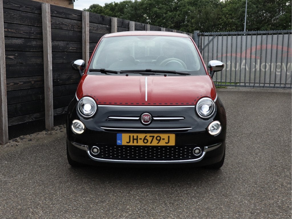 Fiat 500 1.2 Lounge 4 cil. | 2 tone | UNIEK! (bj 2016), Stof, Gebruikt, 4 cilinders, 840 kg
