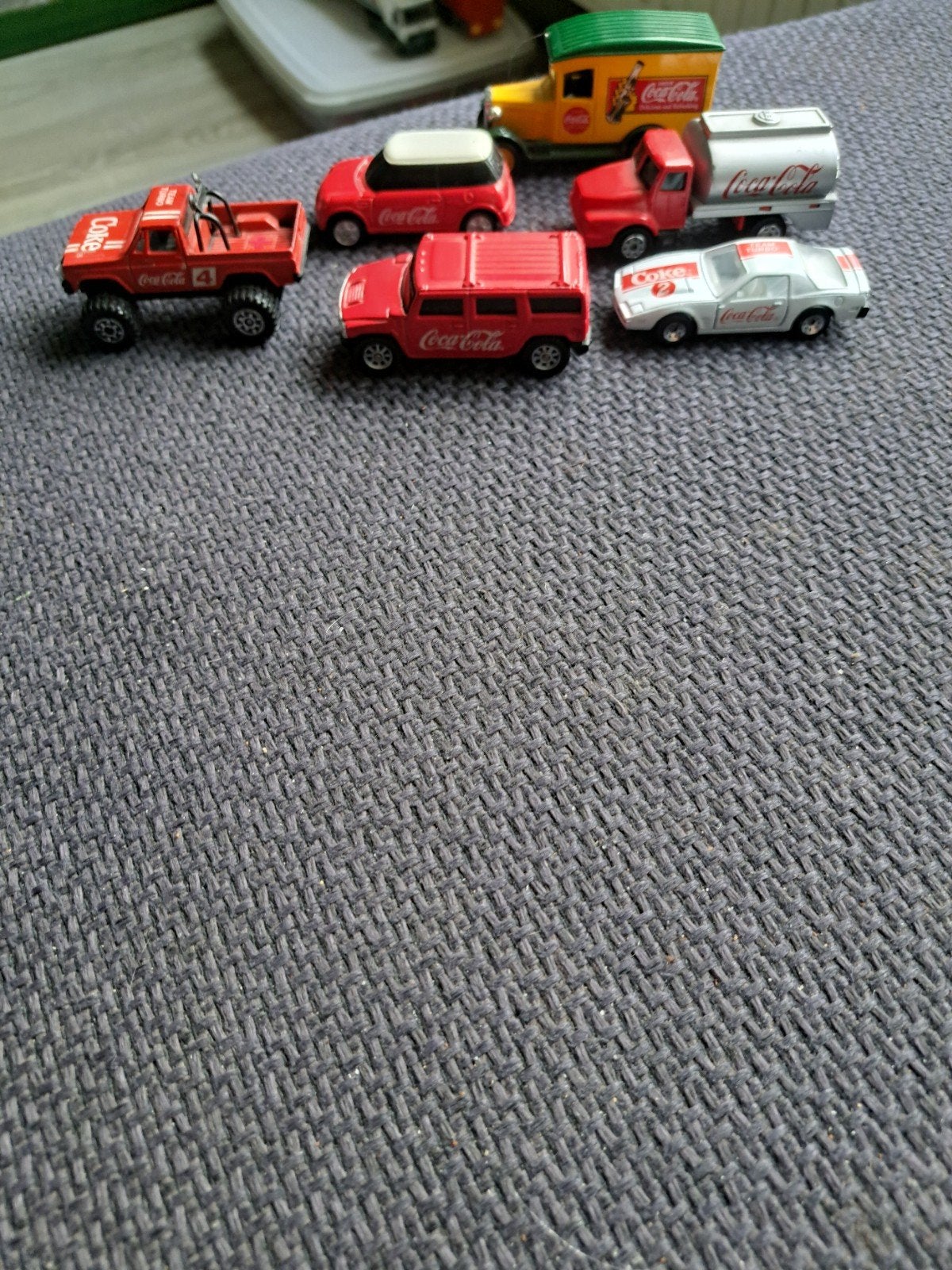 Verzameling coca cola autominiaturen, Gebruikt, Auto, Allerlei, Ophalen of Verzenden