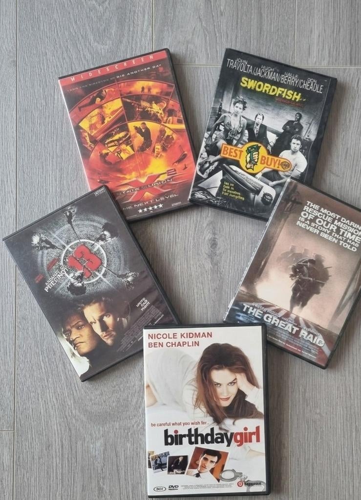 Actie & Thriller DVD Bundel (5 stuks), Alle leeftijden, Ophalen of Verzenden, Gebruikt, Overige genres
