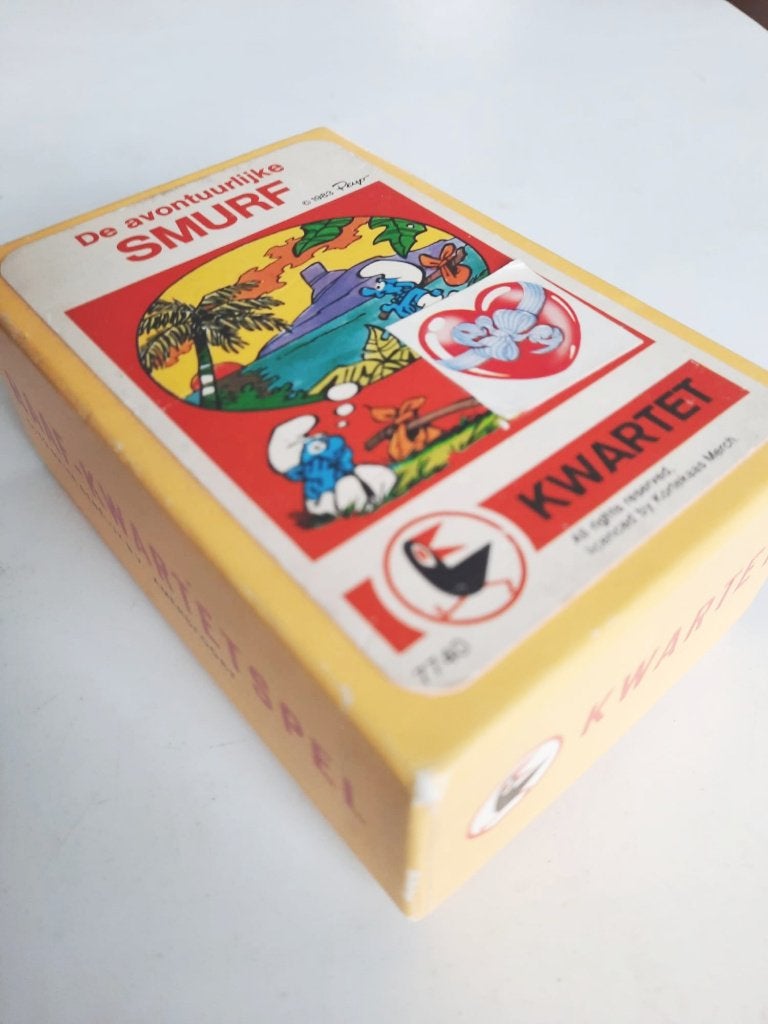 Raaf-kwartetspel De avontuurlijke smurf, Ophalen, Gebruikt, Verschillende Smurfen, Overige typen