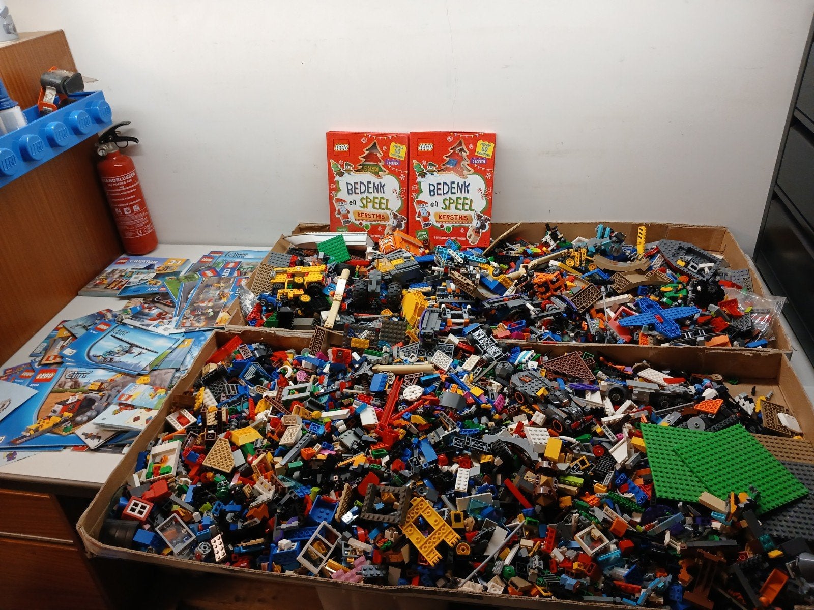 grote lego partij met boekjes ca. 16kg, Ophalen of Verzenden, Gebruikt