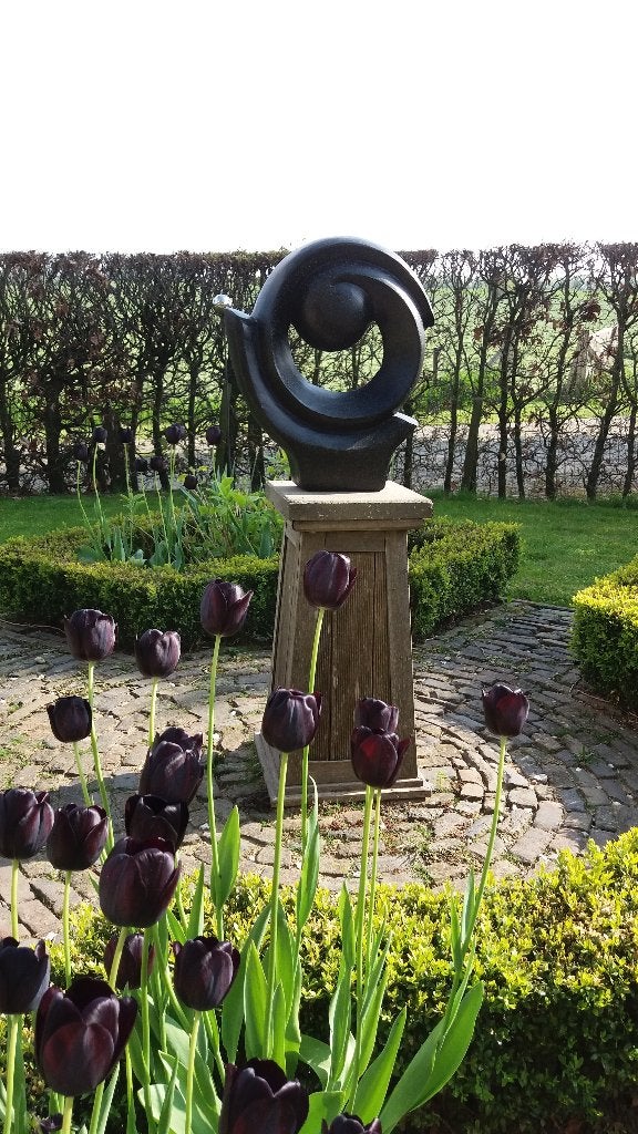 beeld tuinbeeld sculptuur vorstbestendig terrazzo nieuw, Ophalen, Nieuw, Steen, Abstract beeld