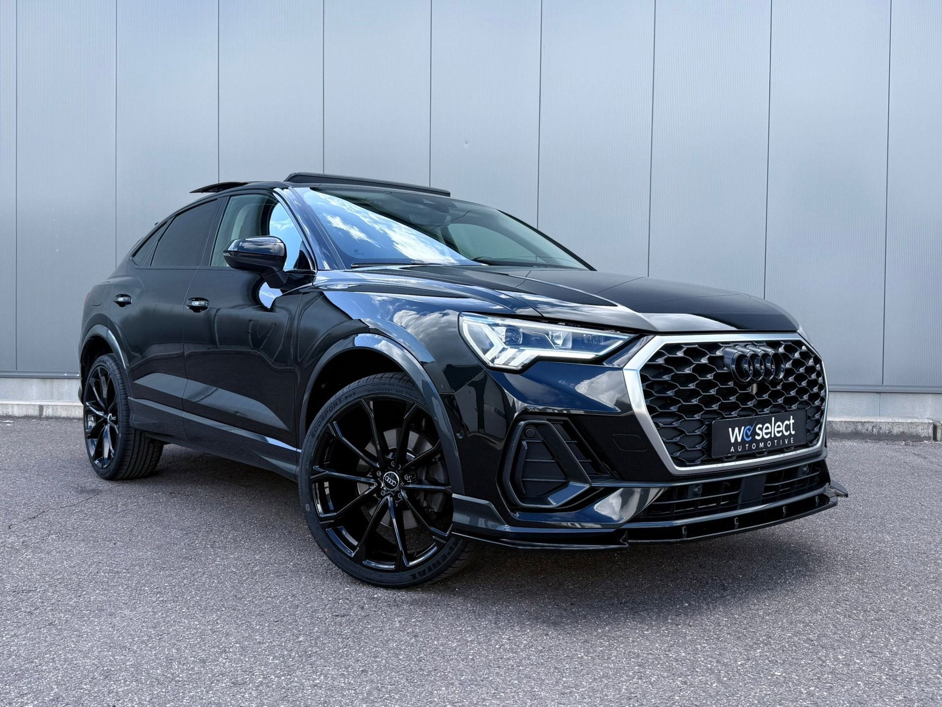 Audi Q3 Sportback 45 TFSI e Pano l RS-Bodykit l Ambient l Ca, Auto's, Audi, Gebruikt, Zwart, Automatische klimaatregeling, Hybride Elektrisch/Benzine