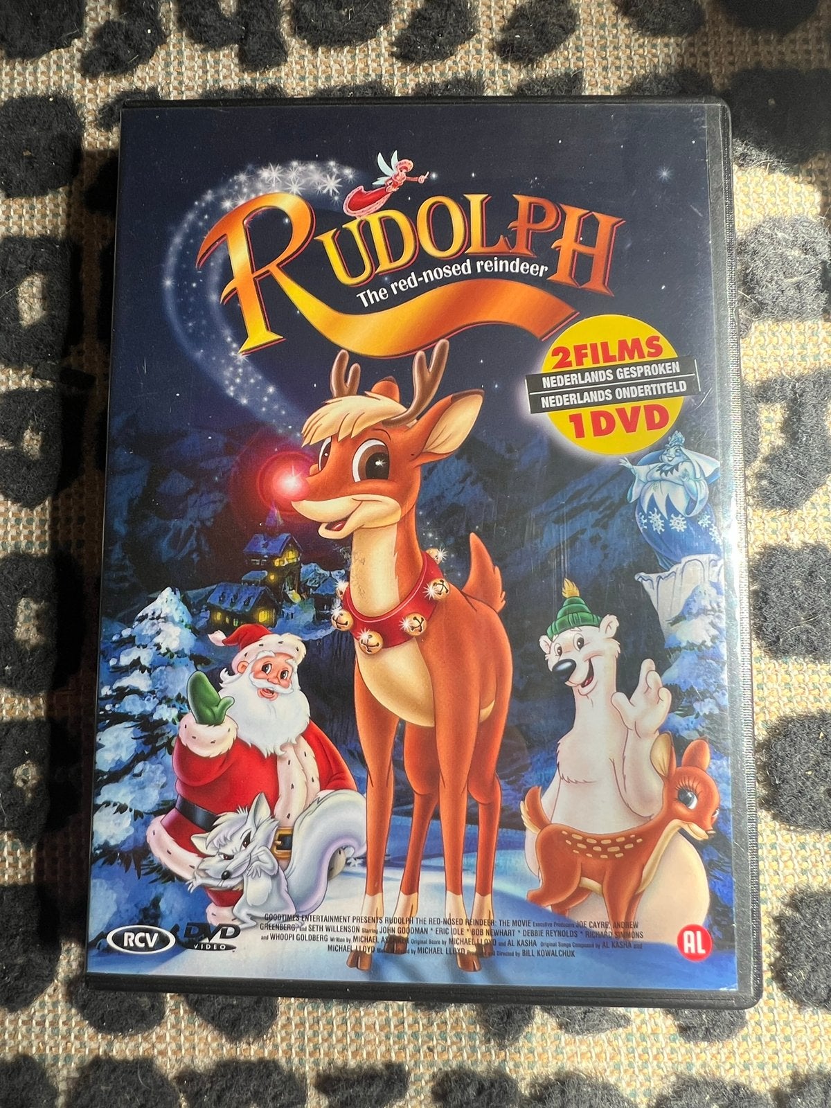 Rudolph the Red-Nosed Reindeer DVD - 2 Films, Gebruikt, Alle leeftijden, Nederlands, Familie