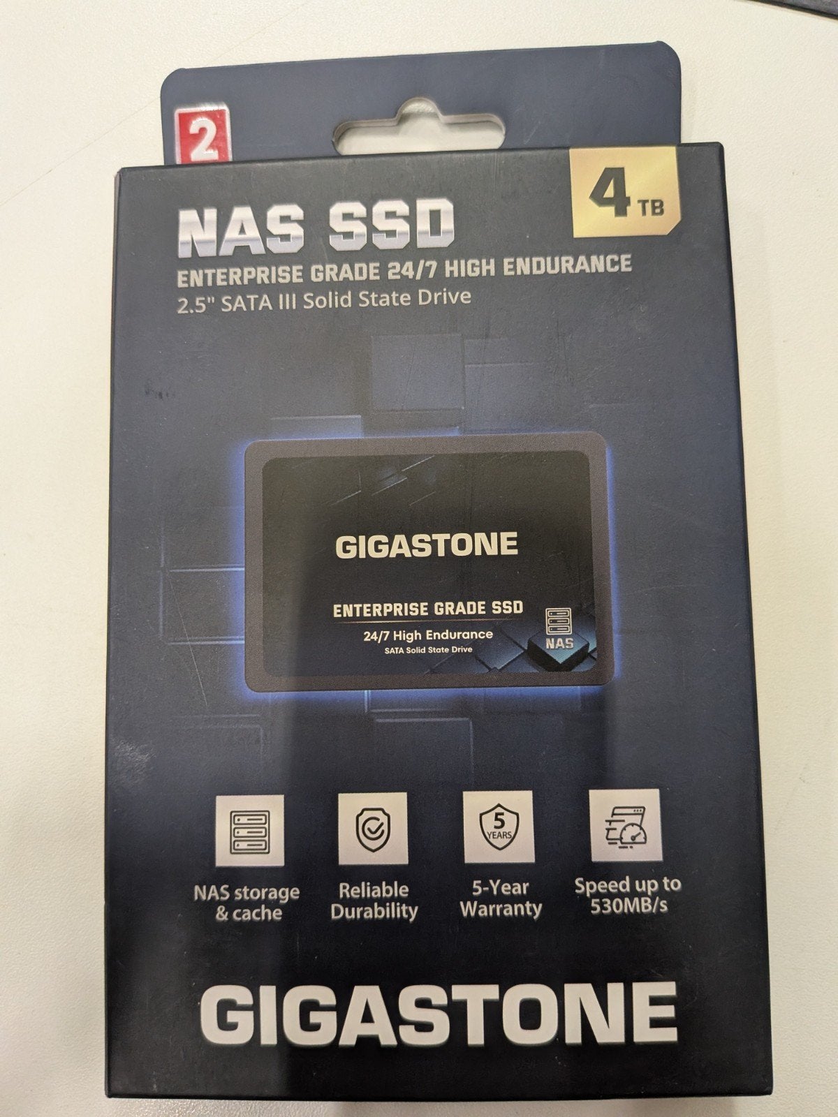 Gigastone 2x4TB NAS-SSD, Nieuw