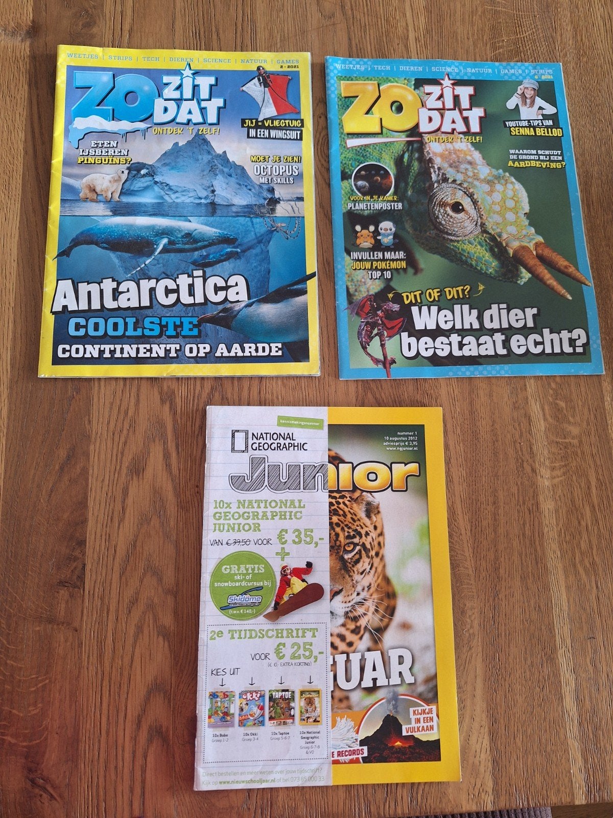 2 x Zo zit dat + 1 x National Geographic Junior, Ophalen of Verzenden, Zo goed als nieuw, Non-fictie