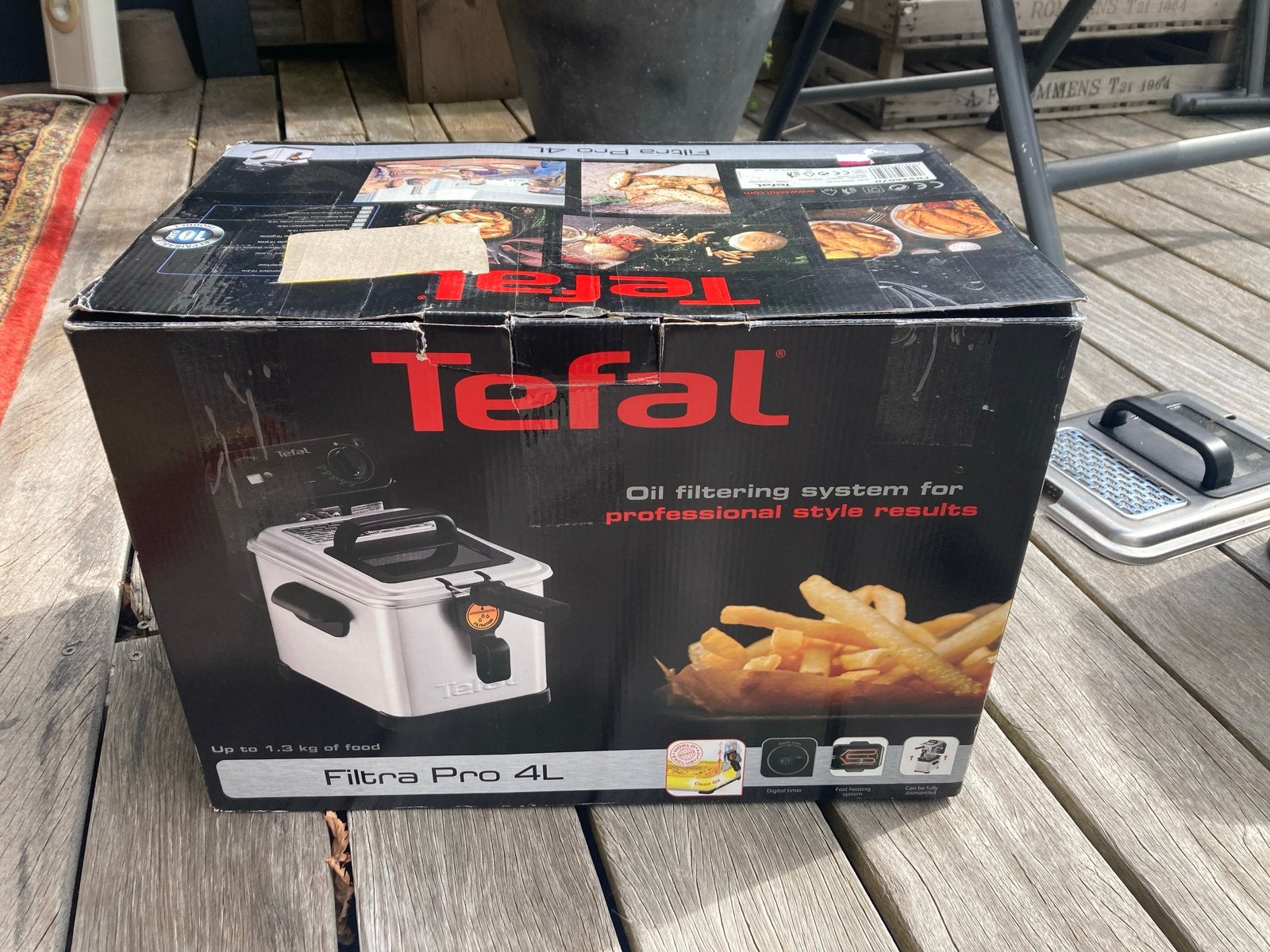 Tefal Filtra Pro 4L Friteuse - Zo goed als nieuw, Witgoed en Apparatuur, Frituurpannen, 4 liter of meer, Ophalen of Verzenden