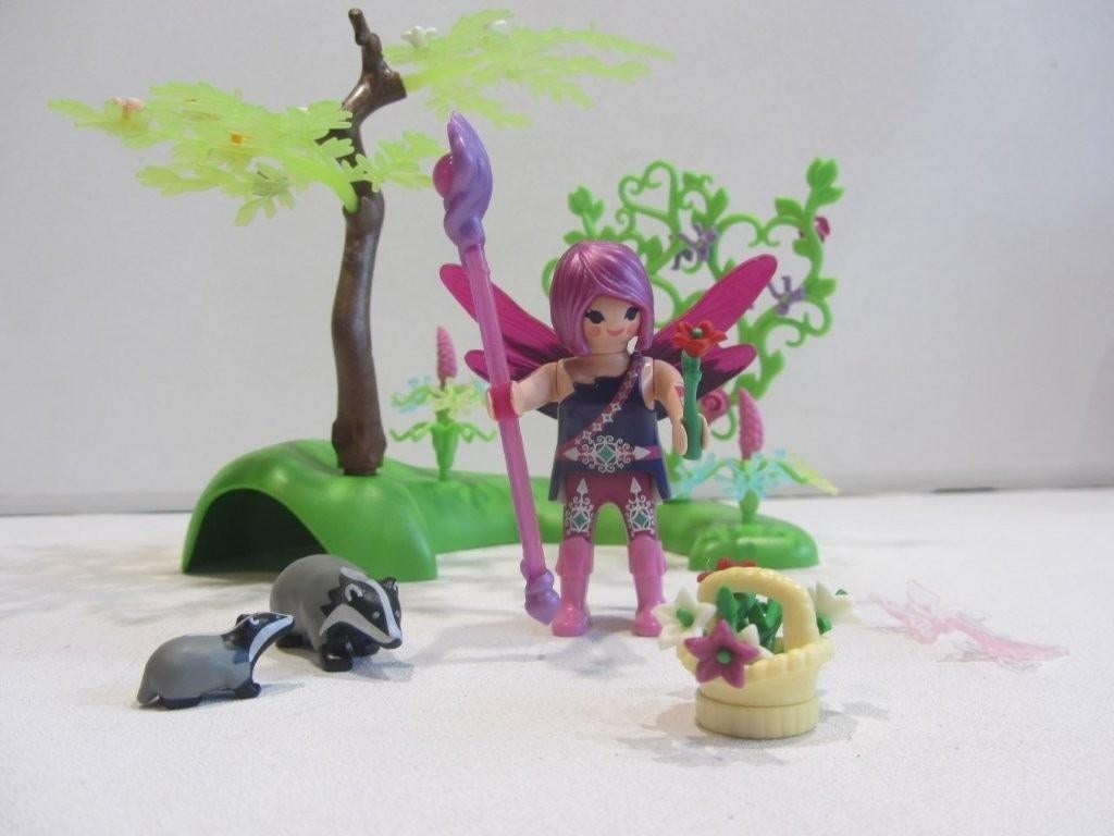playmobil  sprookjes fee met dassen., Ophalen of Verzenden, Gebruikt, Los playmobil