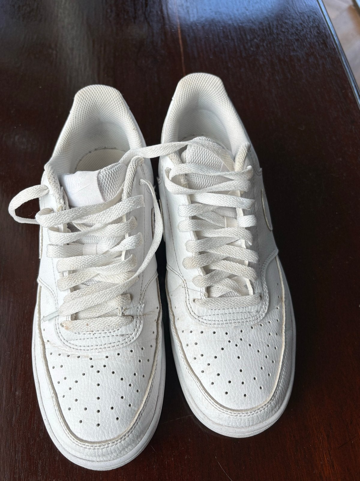 Nike Court Vision Low sneakers wit - Maat 41, Ophalen of Verzenden, Gedragen, Wit, Sneakers of Gympen