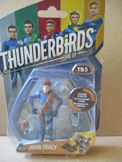 adv11256 thunderbirds poppetje 1, Ophalen, Overige figuren, Zo goed als nieuw, Beeldje of Figuurtje