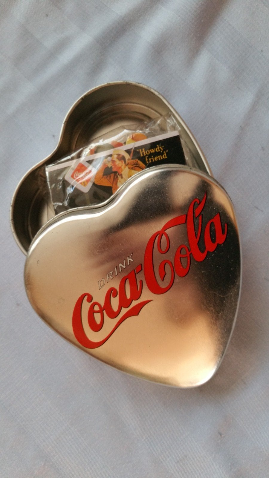 Coca-Cola blikje met puzzel, Verzamelen, Ophalen of Verzenden, Zo goed als nieuw