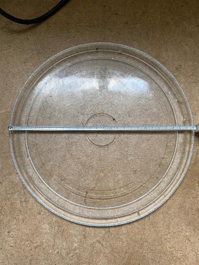 magnetronplaat, diameter 27 cm, Ophalen of Verzenden, Zo goed als nieuw, Glas, Overige typen