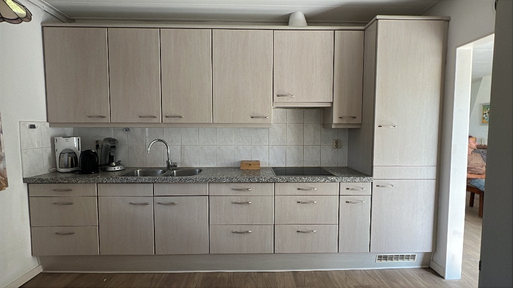 Keuken granieten blad mag voor weinig weg, zelf demonteren, Ophalen, Gebruikt, Graniet of Steen, Enkelwandige keuken