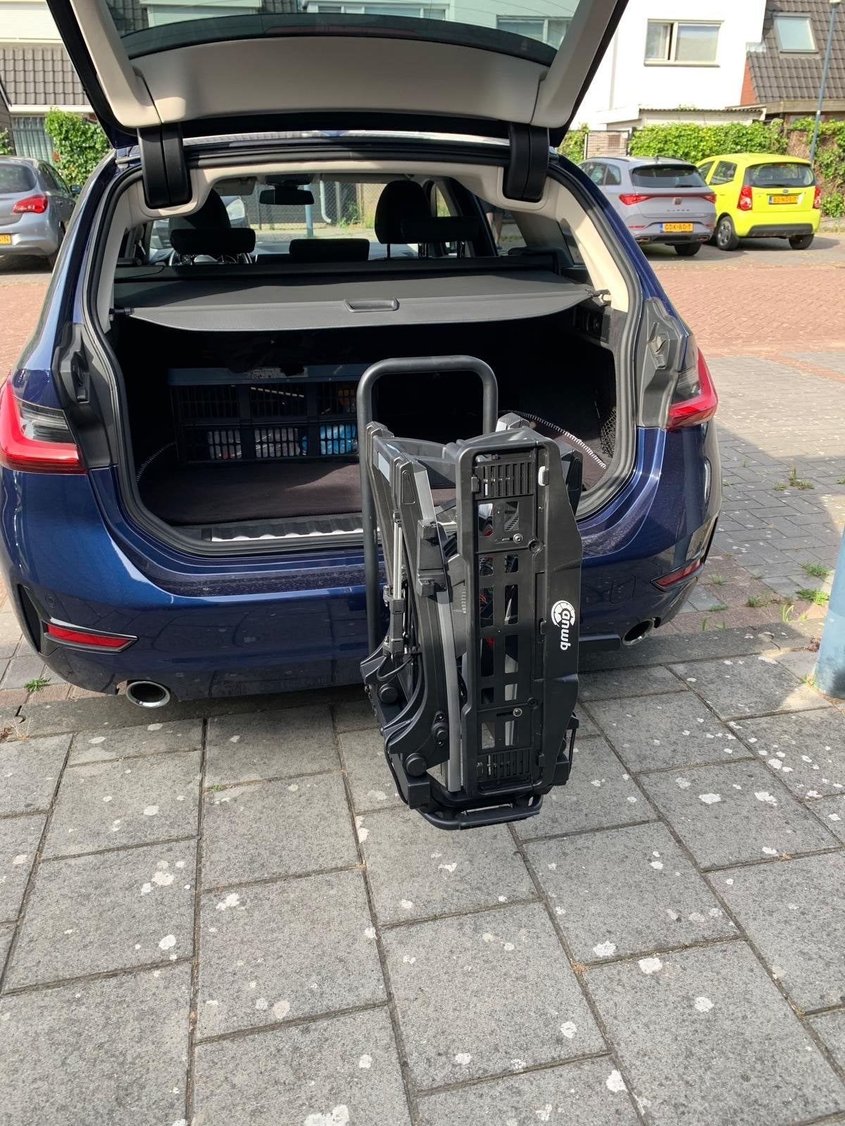 ANWB fietsendrager voor trekhaak, 1x gebruikt, Ophalen, Zo goed als nieuw, 2 fietsen, Trekhaakdrager