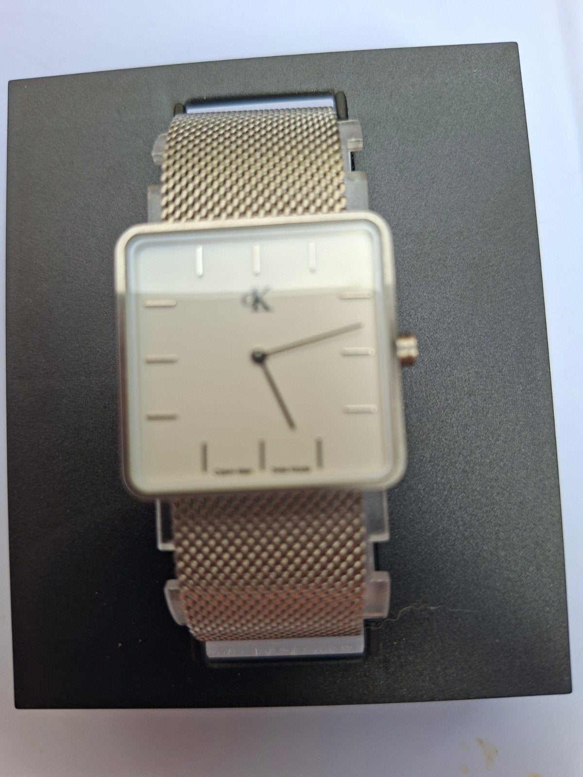 Calvin Klein Horloge K9111 Unisex RVS Band Waterproof, Ophalen, Staal, Overige merken