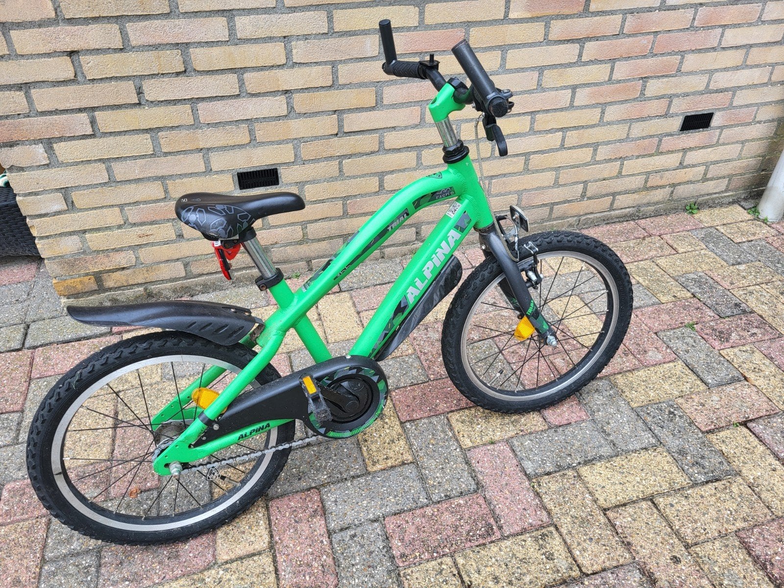 alpina trial kinderfiets, Ophalen, Terugtraprem, Gebruikt, 18 inch