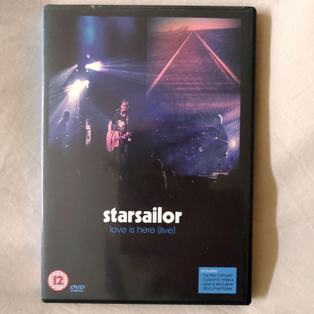 Starsailor - Love is Here Live DVD, Alle leeftijden, Ophalen of Verzenden, Zo goed als nieuw, Muziek en Concerten