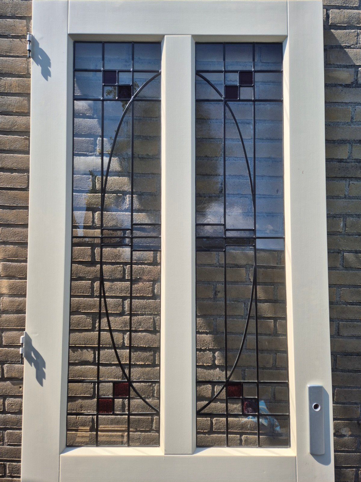 Glas in lood Weekamp deuren. 930mmx 2315mm, Ophalen, 80 tot 100 cm, 215 cm of meer, Binnendeur