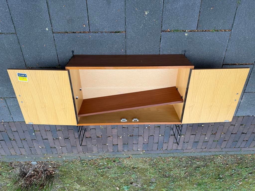 Vintage WANDREK met mooie teak kast, Huis en Inrichting, Kasten | Overige, Ophalen, Gebruikt, Gijpsvintage, Info@gijpsvintage.nl