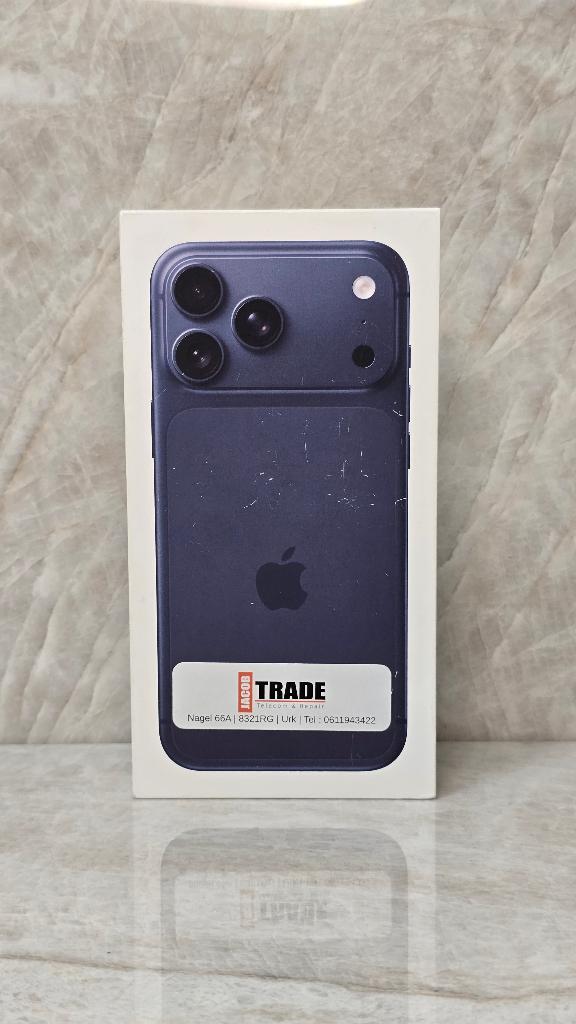 Apple iPhone 17 Pro 256GB Blauw, Telecommunicatie, Mobiele telefoons | Apple iPhone, Zo goed als nieuw, 256 GB, Zonder abonnement