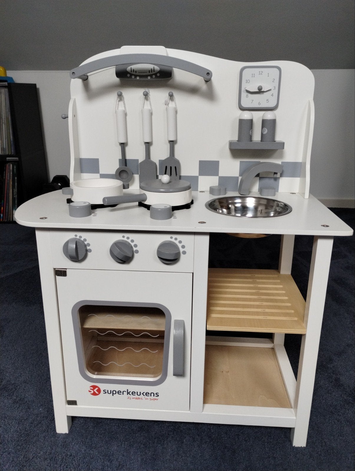 Houten keukentje, Kinderen en Baby's, Speelgoed | Speelkeukens, Ophalen, Gebruikt, Hout, Speelkeuken