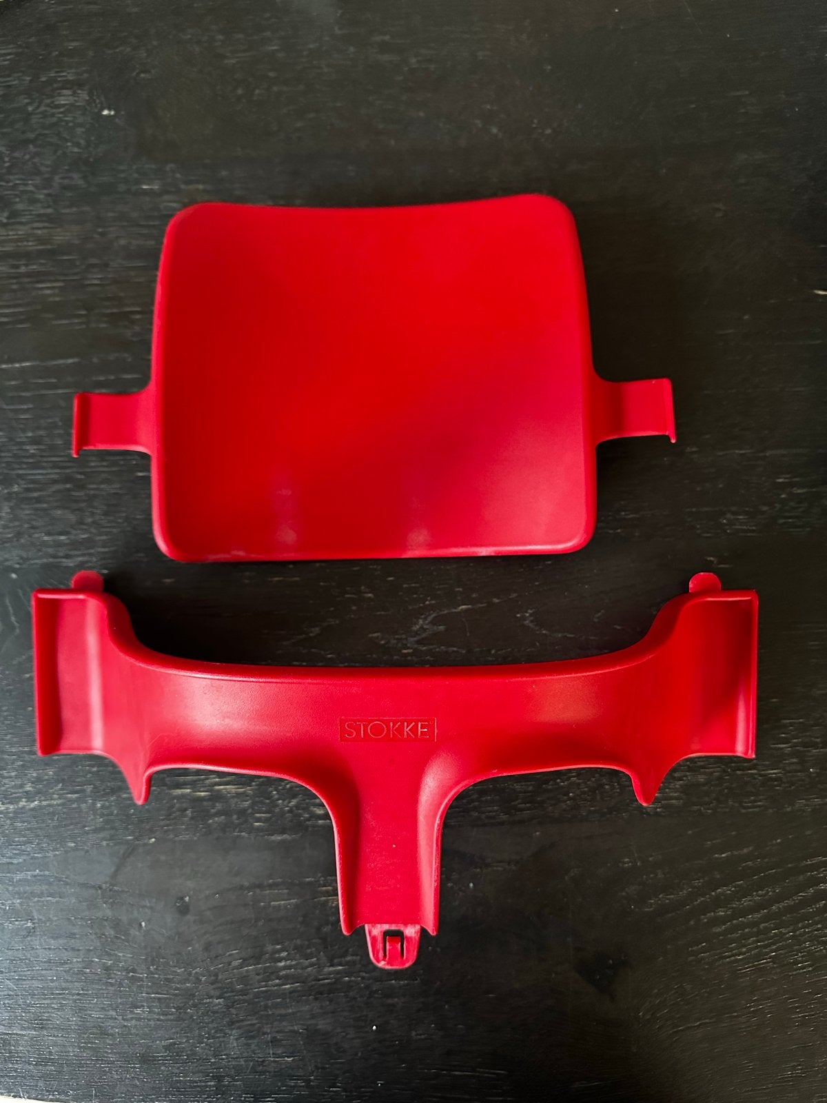 Stokke Tripp Trapp Baby Set Rood, Ophalen, Gebruikt, Meegroeistoel, Aanschuifbaar