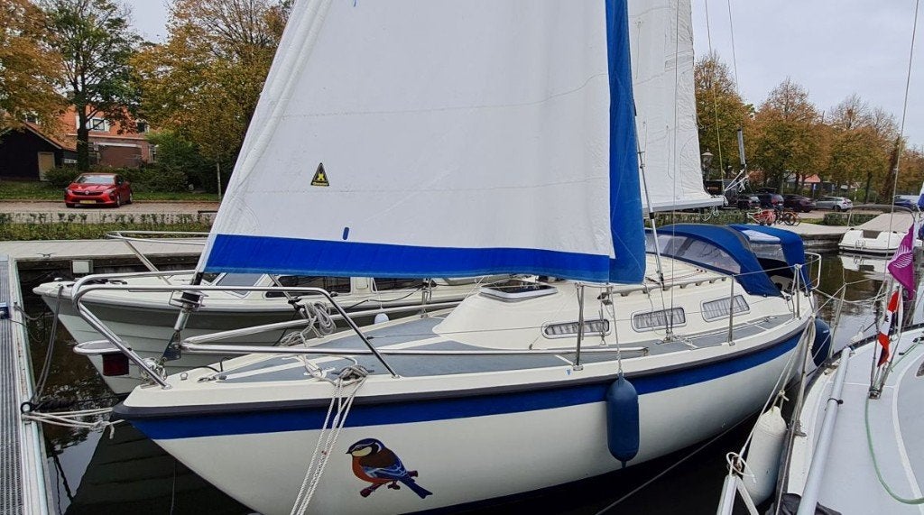 Mooie Hurley 800 met ligplaats 2026 Grevelingen, Watersport en Boten, Kajuitzeilboten en Zeiljachten, Ophalen, 16 pk, Gebruikt
