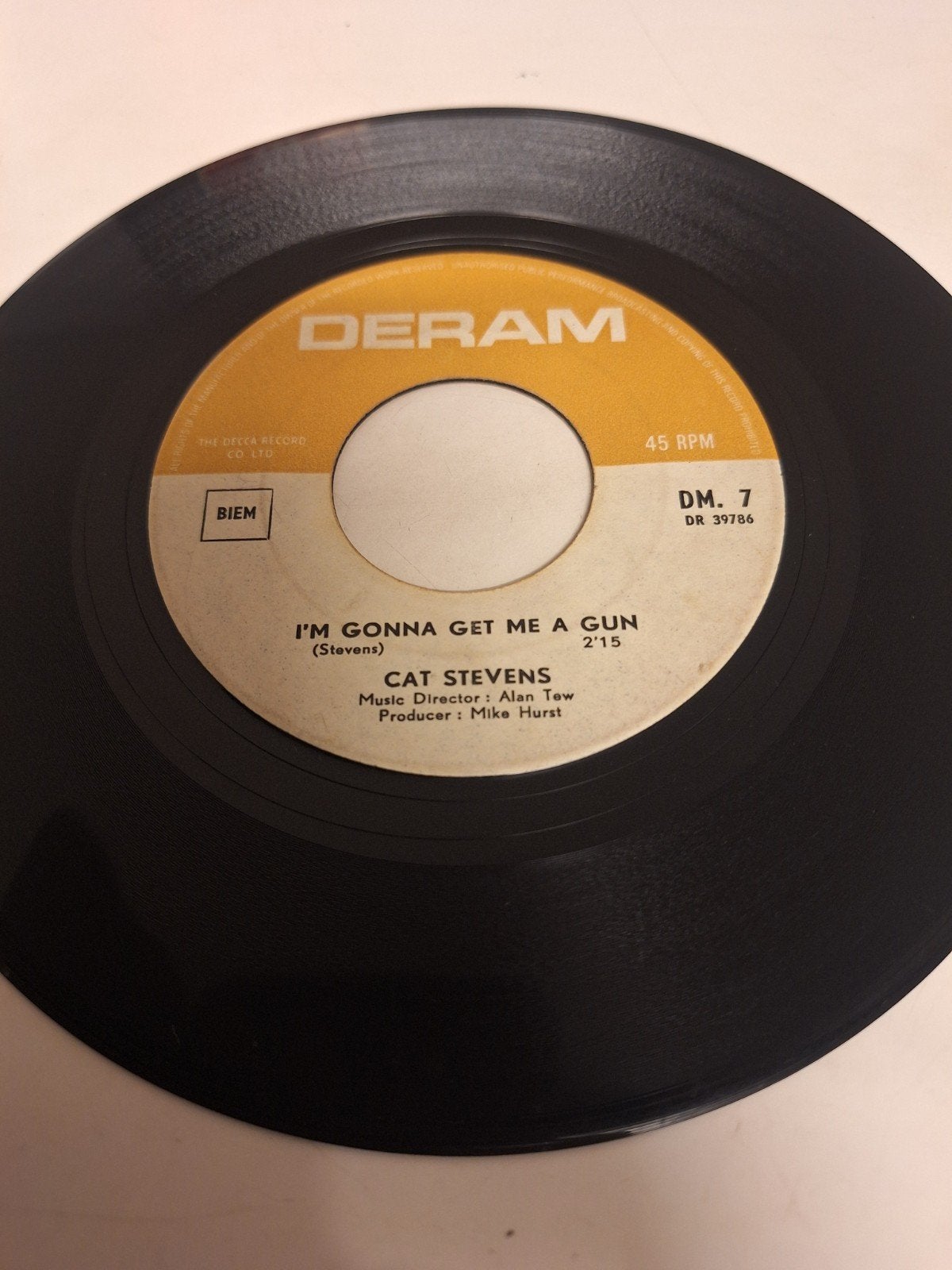Cat Stevens - I'm gonna get me a gun, 1967., Cd's en Dvd's, Verzenden, 7 inch, Pop