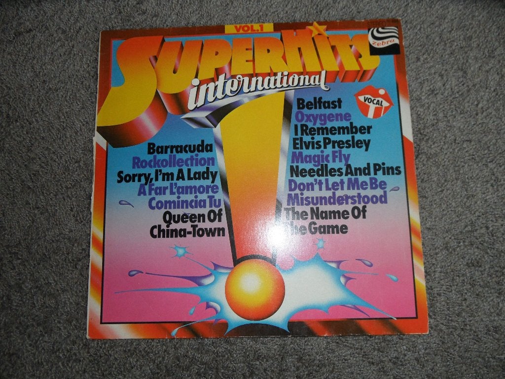 Verzamel LP Superhits International vol. 1, LP, Gebruikt, Ophalen of Verzenden, Pop