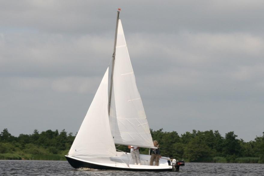 Zeilboot, met trailer, zeilen en motor. Vaarklaar., Ophalen, Gebruikt, Overige typen, 3 tot 6 meter