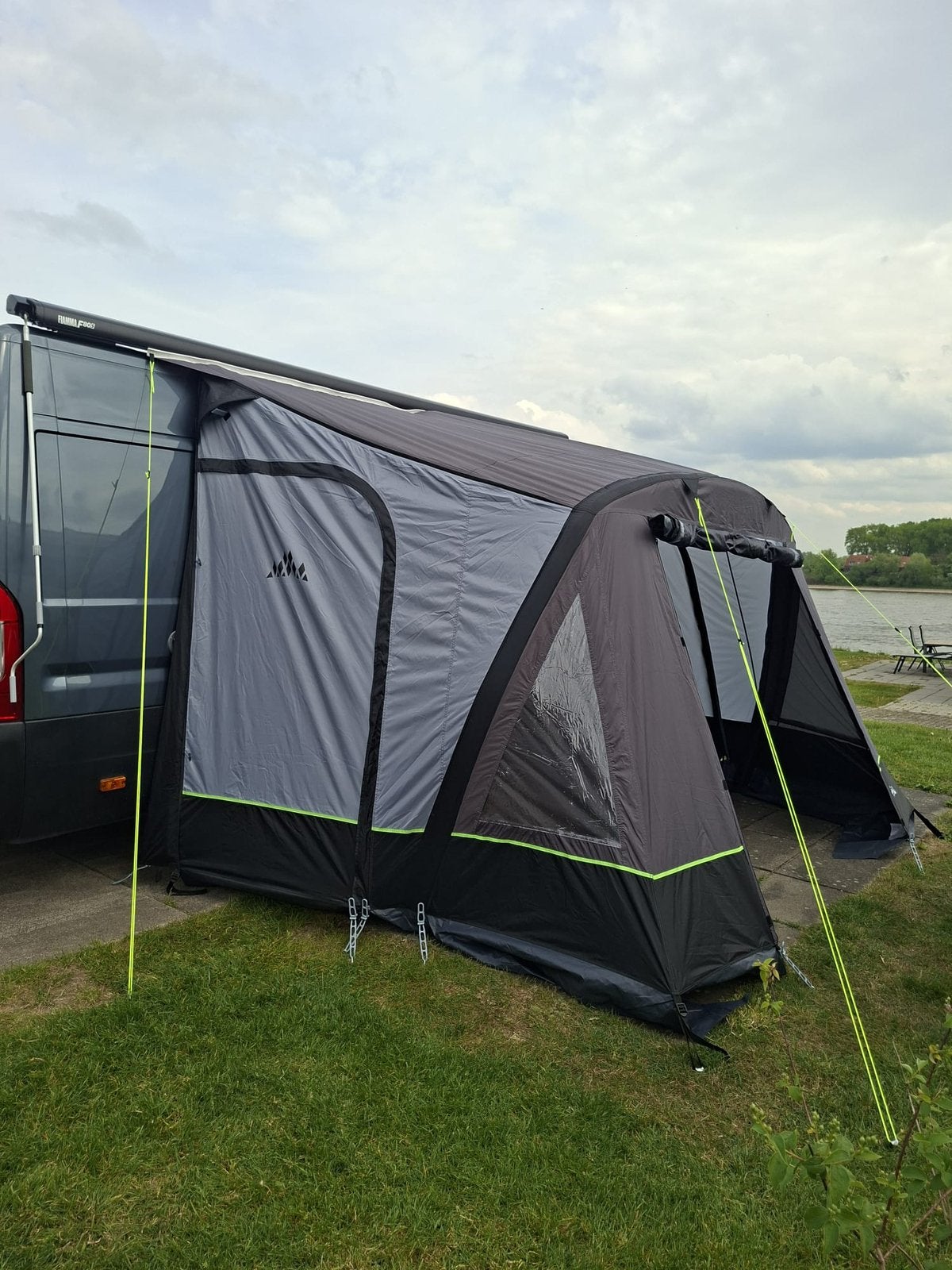 Obelink RIO 320 Easy Air voortent - 1 x gebruikt, Caravans en Kamperen, Ophalen, Nieuw, Tot en met 2