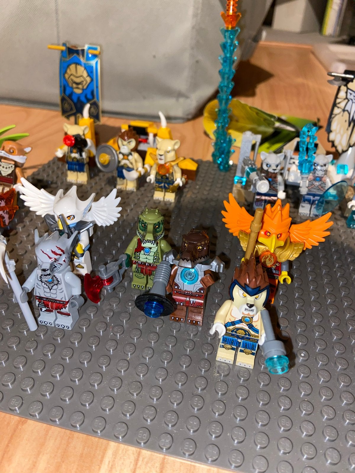 LEGO Chima Collectie met Figuren en Handleidingen, Gebruikt, Lego, Overige typen, Ophalen of Verzenden