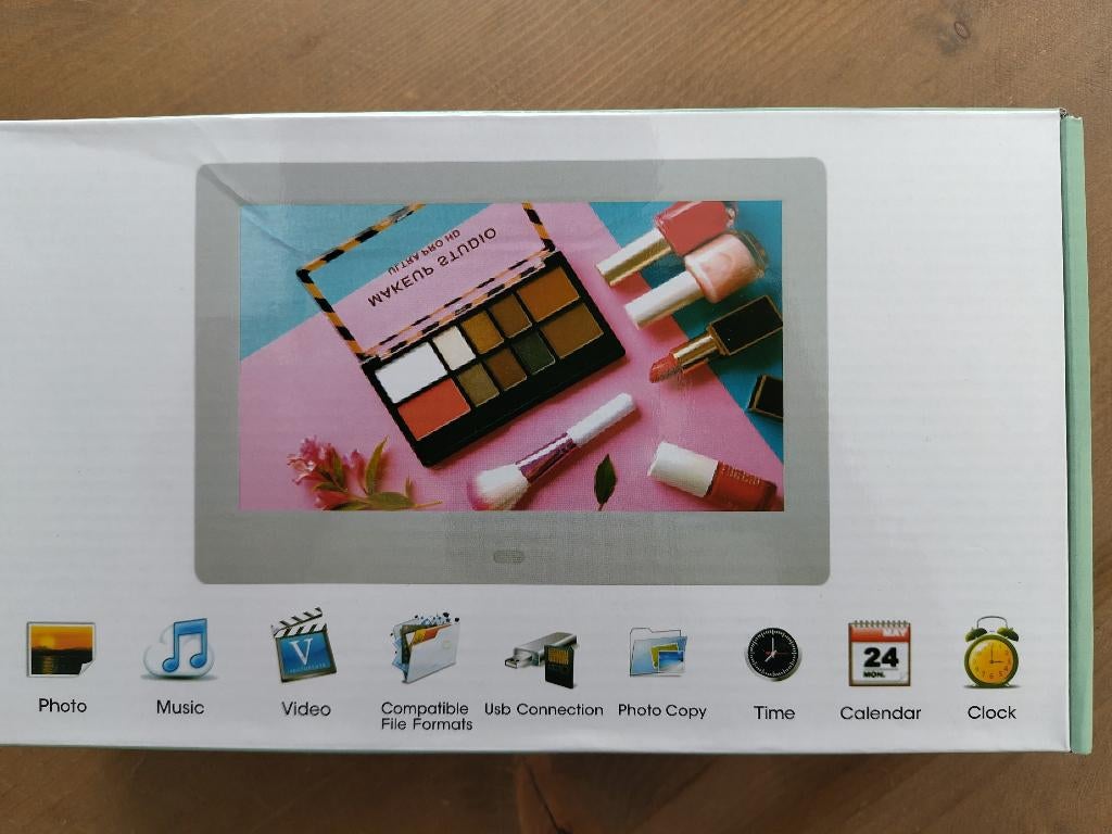 Digitaal fotolijstje 7 inch, Ophalen of Verzenden, Nieuw, Kleiner dan 8 inch, Afstandsbediening