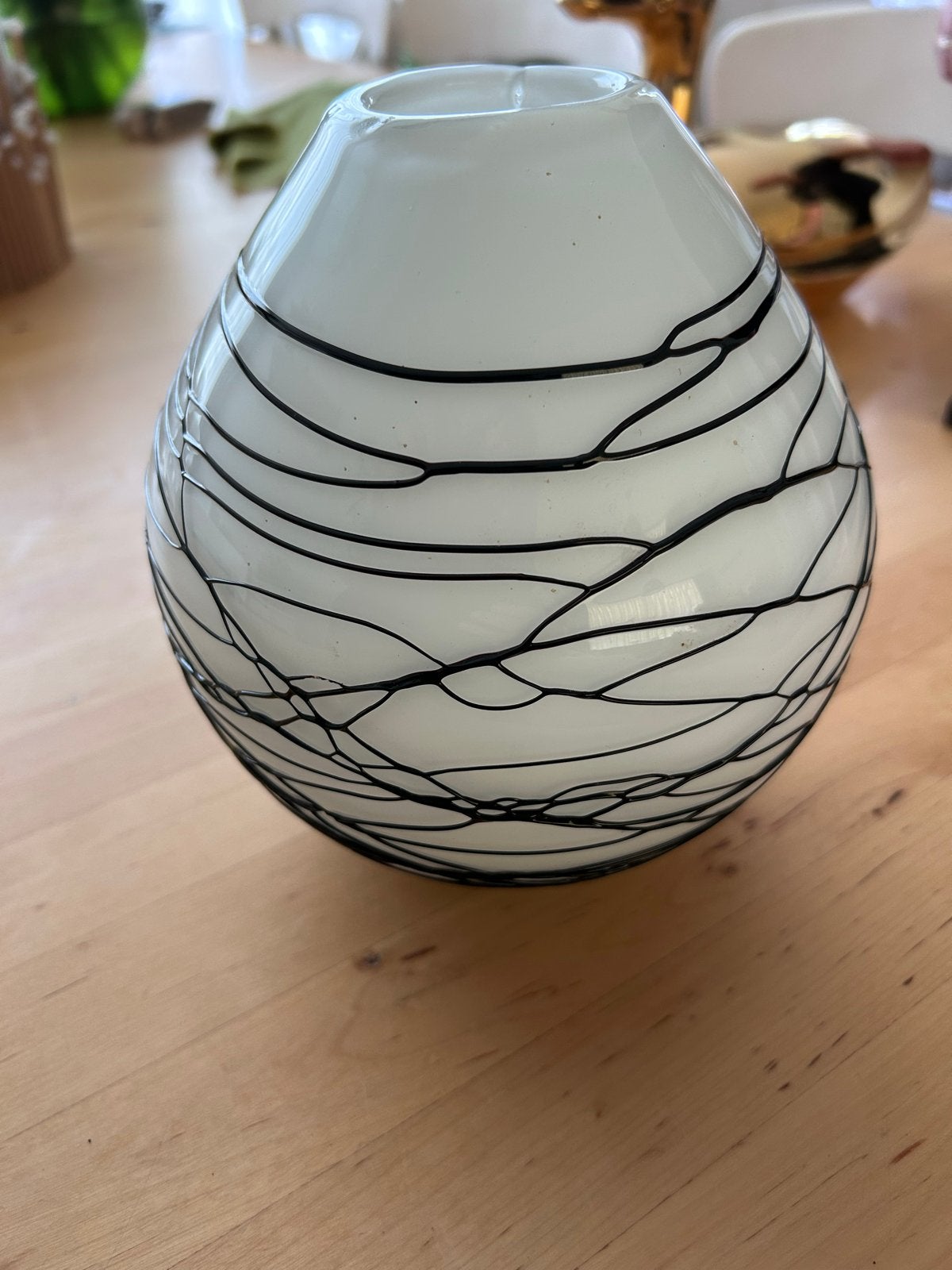 Mooie glazen Murano Vaas, Antiek en Kunst, Ophalen of Verzenden