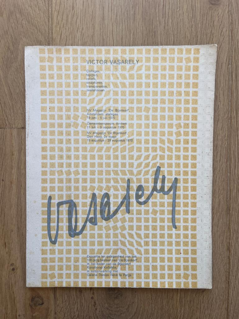 Victor Vasarely, Op-art multiple, 1970 kunstwerk, Ophalen of Verzenden
