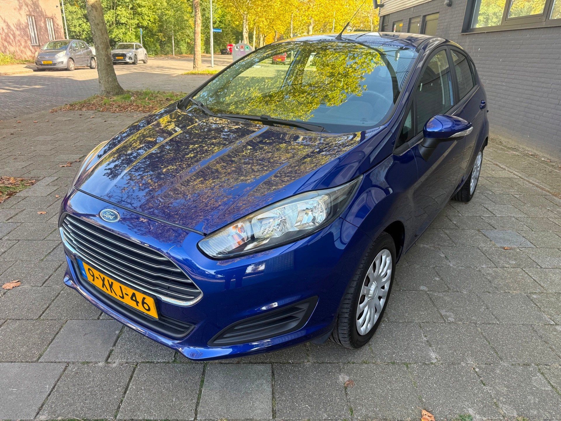 Ford Fiesta 1.0 Style Airco Navi Aux, Euro 5, 525 kg, Blauw, 23 km/l