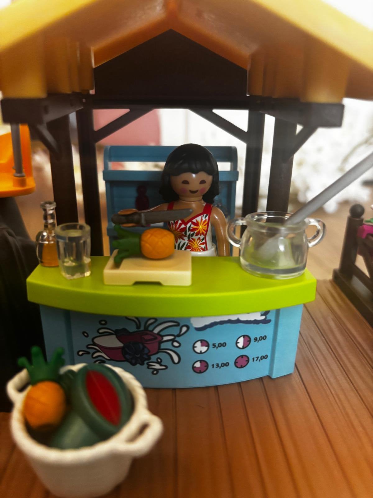 70612 Playmobile Family Fun Strandbar + extra’s, Kinderen en Baby's, Speelgoed | Playmobil, Ophalen, Zo goed als nieuw