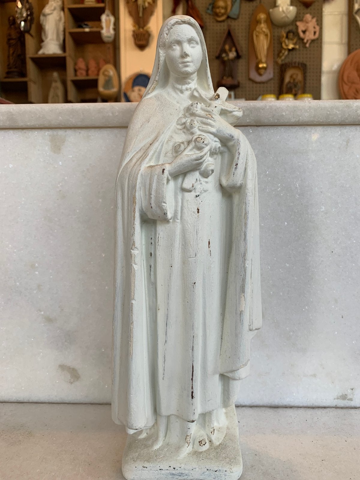 Theresia van Lisieux/ gips., Ophalen of Verzenden