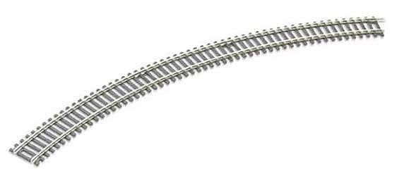 H0 - Code 100 - Gebogen rail R3 - 1 stuks, Overige merken, Gelijkstroom, Verzenden, Nieuw