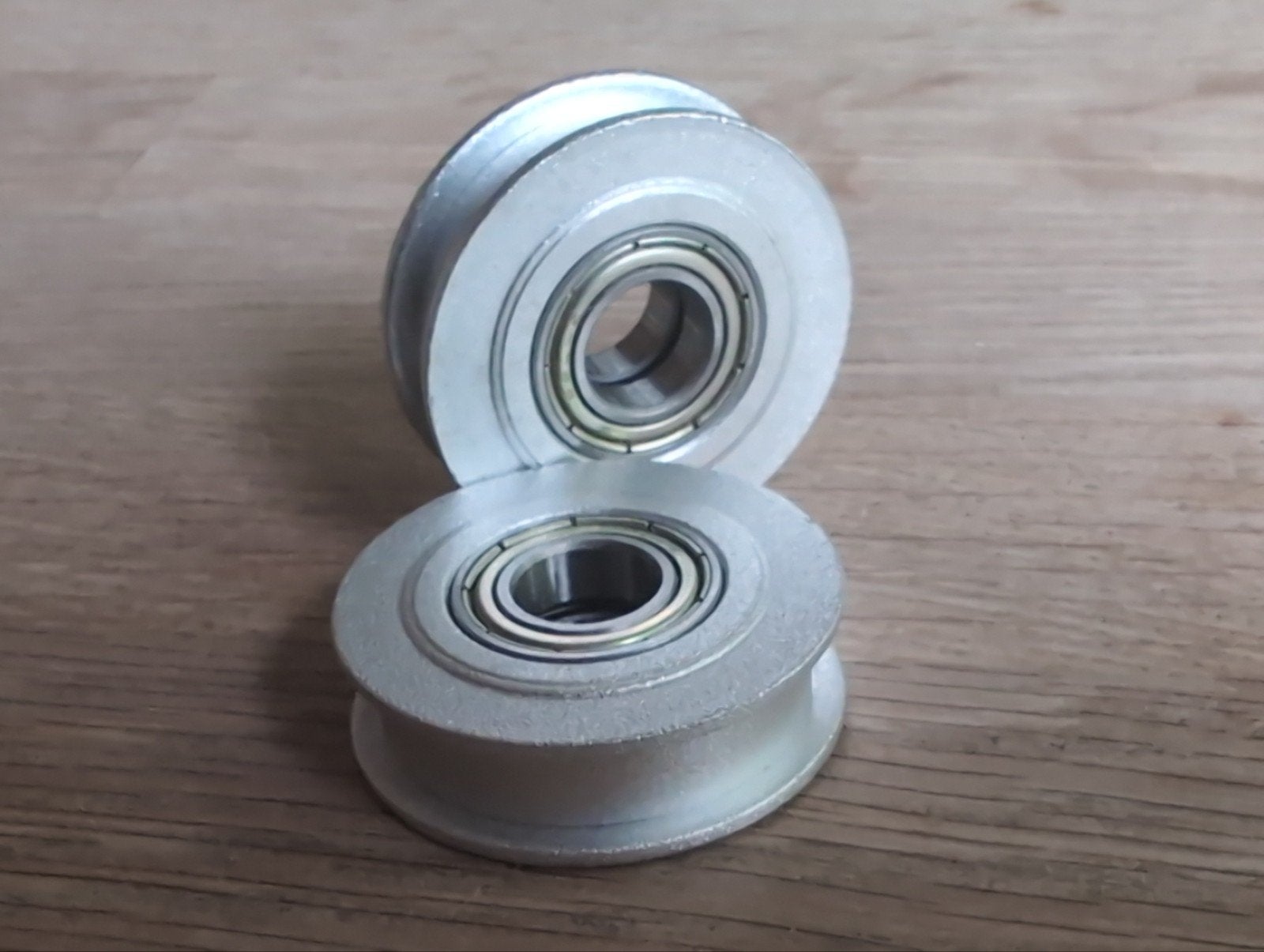 Spanrol 6mm riem, dubbel gelagerd, 10mm as, 35.2mm flens, Doe-het-zelf en Verbouw, Gereedschap | Overige machines, Ophalen of Verzenden