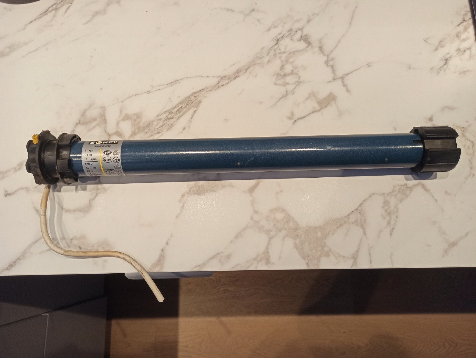 Somfy Ariane 6/17 buismotor, Doe-het-zelf en Verbouw, Rolluiken, Gebruikt, Overige kleuren, Minder dan 100 cm, Ophalen of Verzenden