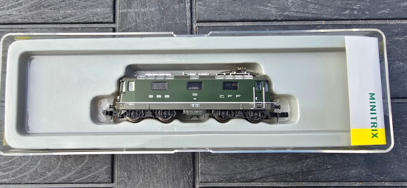 minitrix 16881 SBB Re4/4 groen dcc sound top ovp!, Hobby en Vrije tijd, Modeltreinen | N-Spoor, Trix, Ophalen of Verzenden, Zo goed als nieuw