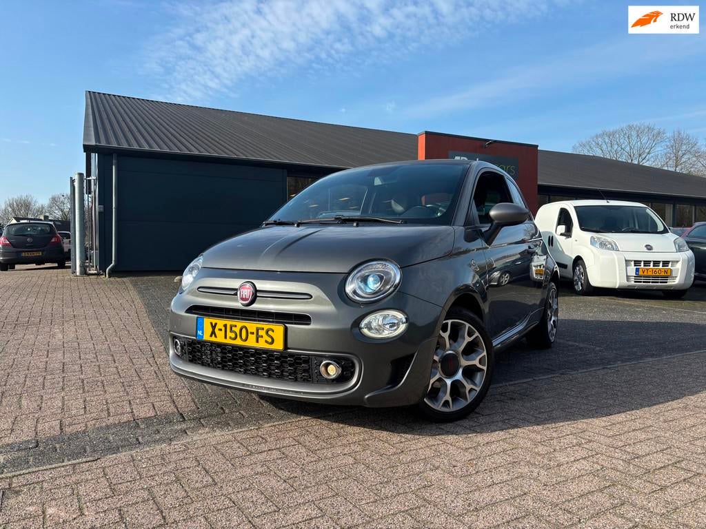 Fiat 500 1.2 S Sport/Navigatie/Carplay/Pdc/Half Leer/Dikke 5, Auto's, Voorwielaandrijving, Gebruikt, 4 cilinders, Startonderbreker