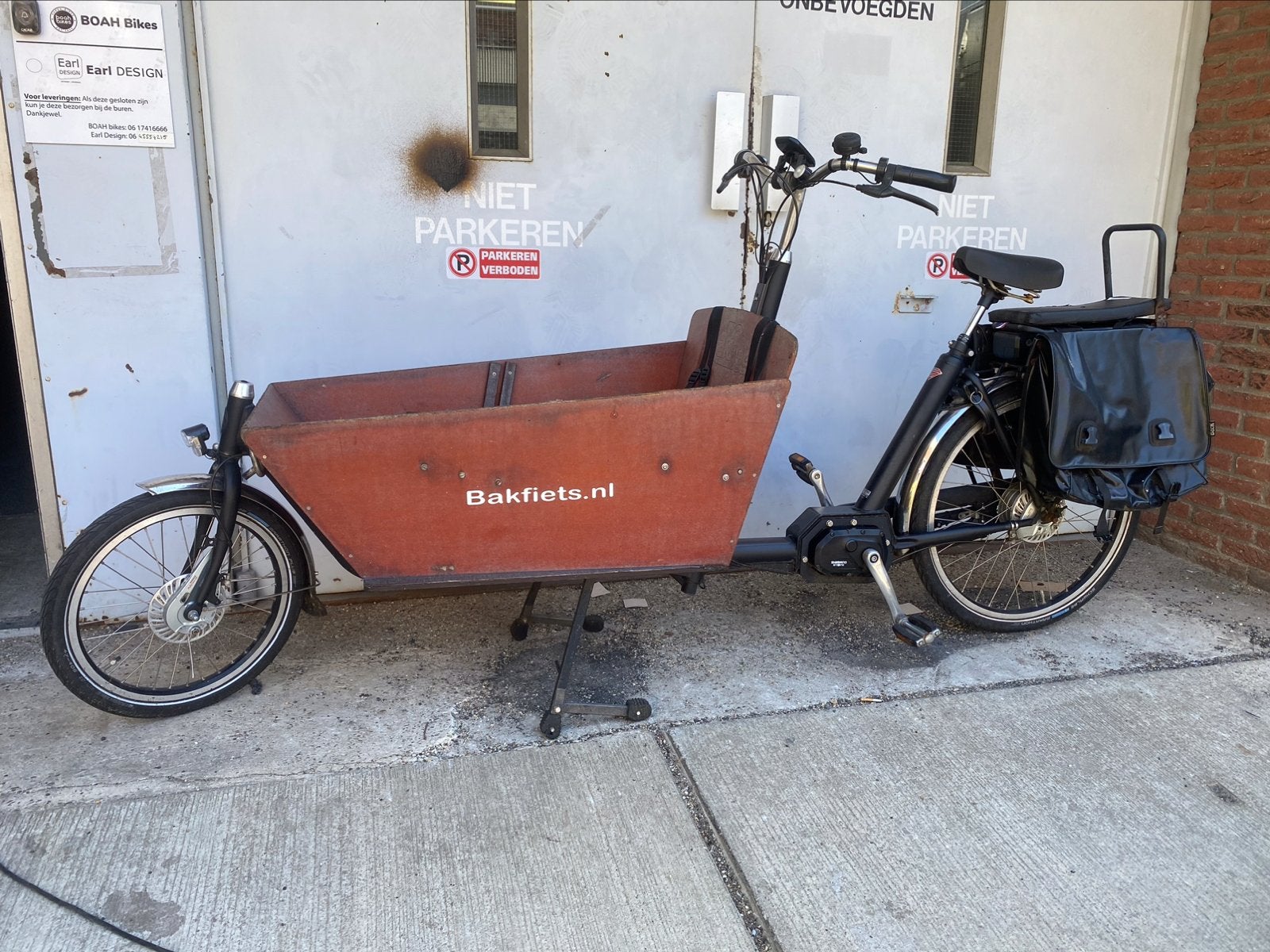Bakfiets nl cargo long shimano steps met Enviolo, Fietsen en Brommers, Fietsen | Bakfietsen, Ophalen, 4 kinderen of meer, Gebruikt