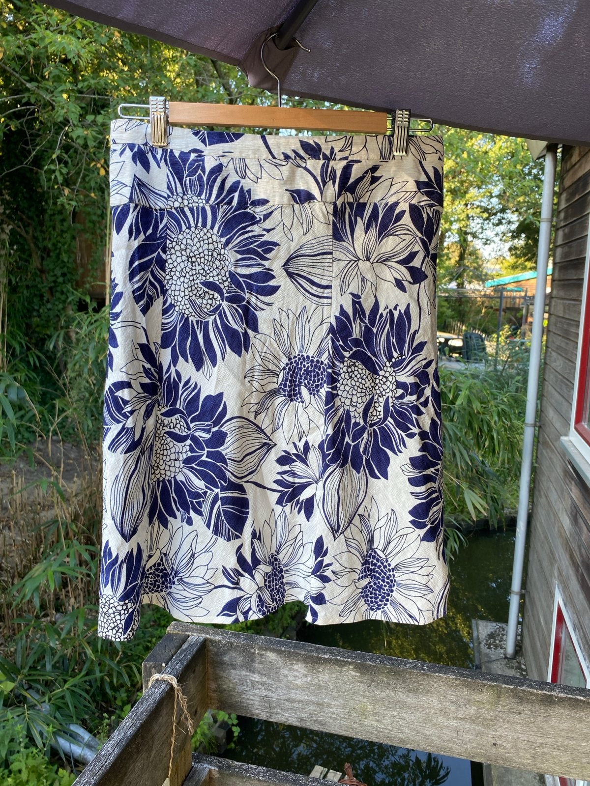 Sissy-Boy rok met bloemenprint, Blauw, Ophalen of Verzenden, Zo goed als nieuw, Maat 36 (S)