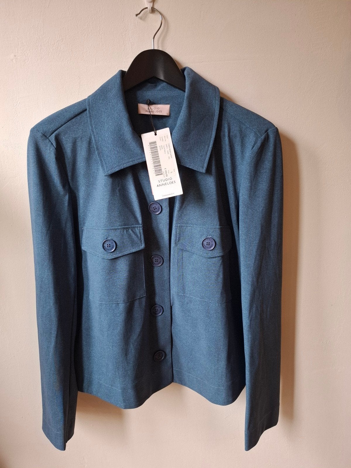 Studio Anneloes Claire travel denim jacket maat L/40, Studio Anneloes, Blauw, Maat 42/44 (L), Nieuw