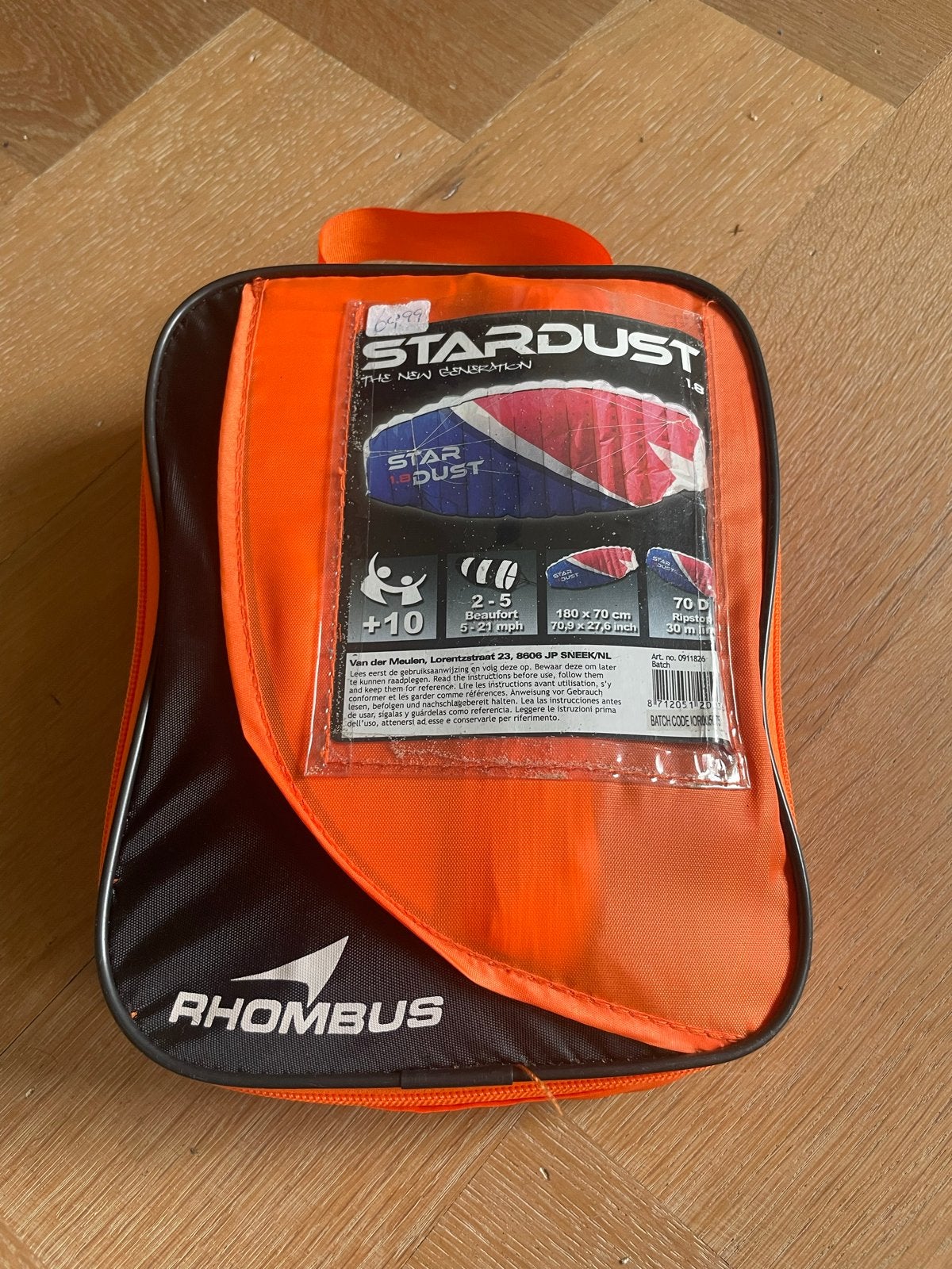 Rhombus Stardust 1.8 Stuntvlieger, Ophalen, Nieuw, Tweelijns, Vlieger