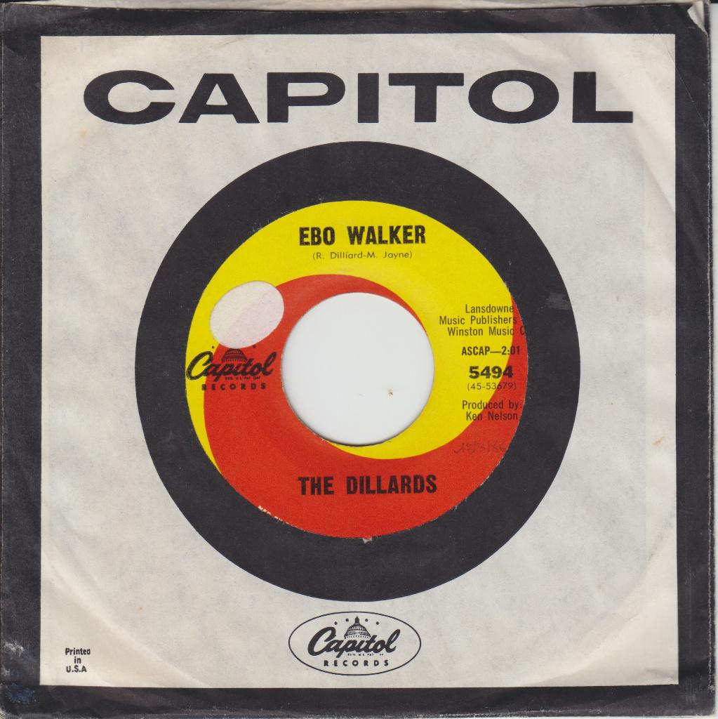 THE DILLARDS - Ebo Walker, Gebruikt, 7 inch, Single, Ophalen of Verzenden
