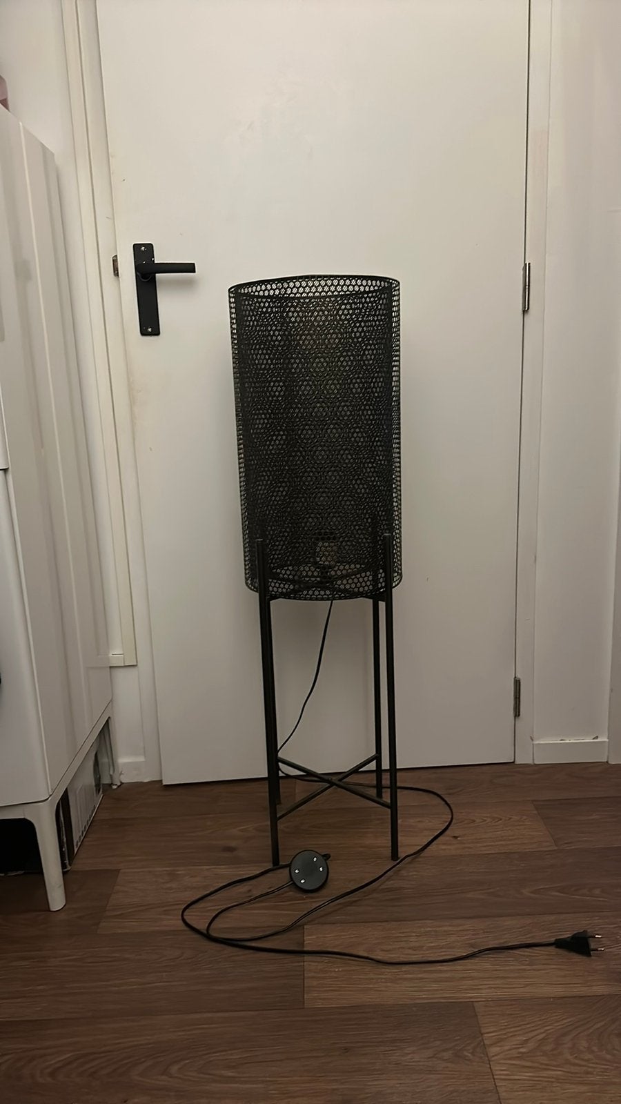 Mooie lamp metaal industrieel sfeervol, Ophalen, Zo goed als nieuw, Metaal, Minder dan 100 cm