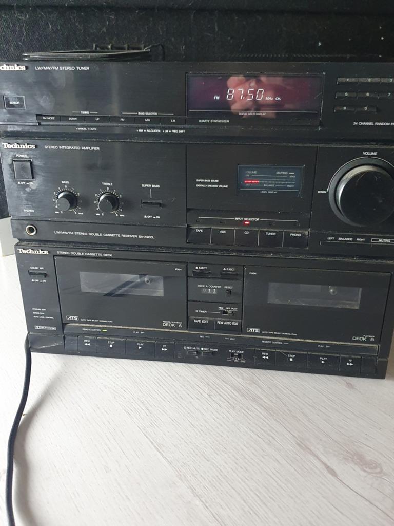 Unieke Technics SA-X900L Vintage Stereo Set, Tuner of Radio, Gebruikt, Losse componenten, Ophalen